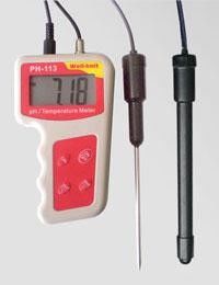 KL-113 و pH قابل حمل / متر دما