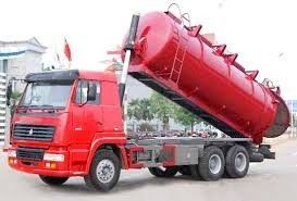 کامیون سایشی فاضلاب سرخ 6 متر مکعب با عمق جذب 5 متری، EURO II