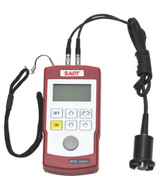 دو پروب التراسونیک ضخامت سنج قابل حمل، و 0.8mm - 225mm پالس اکو