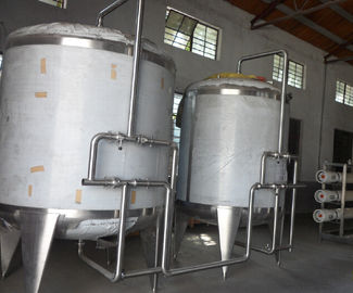 مخازن مواد غذایی تصفیه آب صنعتی تجهیزات ضد زنگ آب فولاد برای محصولات غذایی و آشامیدنی کارخانه